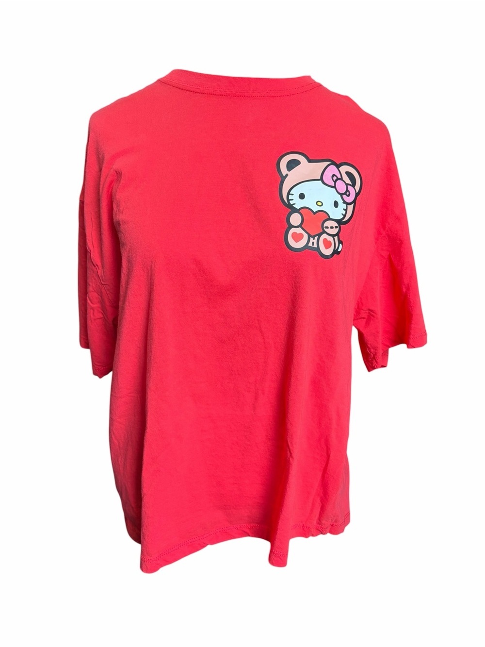 Hello Kitty Coral Short Sleeve Graphic Tee